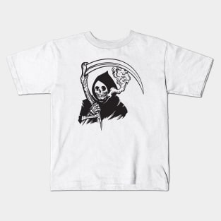 The Skeleton Smoking Kids T-Shirt